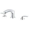 [25168002] 3-Hole 2-Handle Deck Mount Roman Tub Faucet - GROHE StarLight Chrome