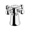 [45277R00] Arabesque Cross Handles - GROHE StarLight Chrome