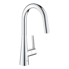 [32226003] GROHE Zedra Single-Handle Pull Down Kitchen Faucet Dual Spray 1.75 GPM (6.6 L/min) - GROHE StarLight Chrome