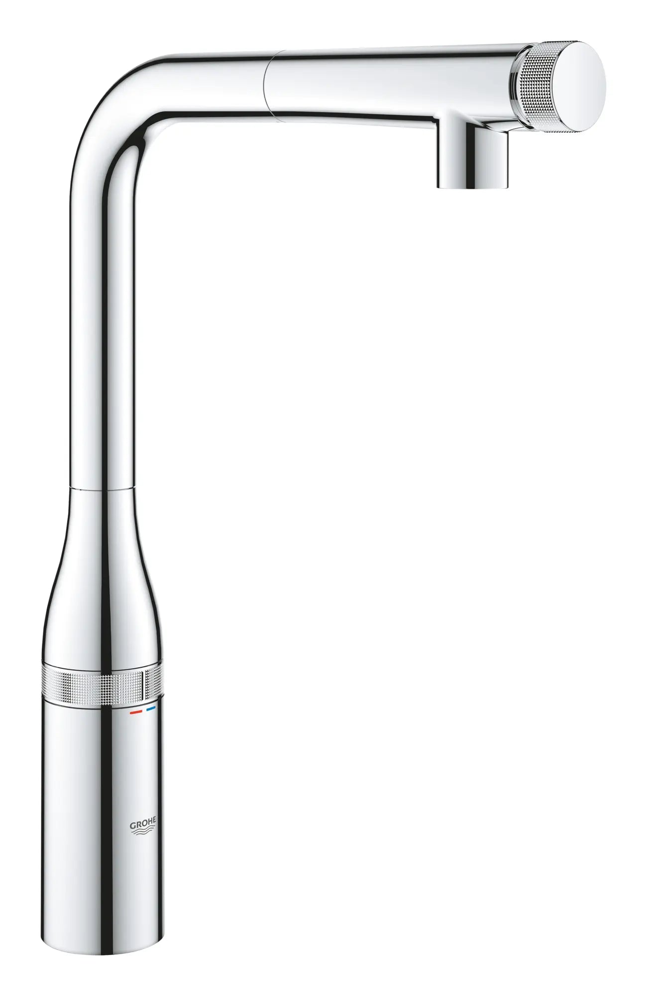 SmartControl Pull-Out Single Spray Kitchen Faucet 6.6 L/min (1.75 gpm) // GROHE STARLIGHT CHROME // 165452_31616000_0_CDNwebp.webp