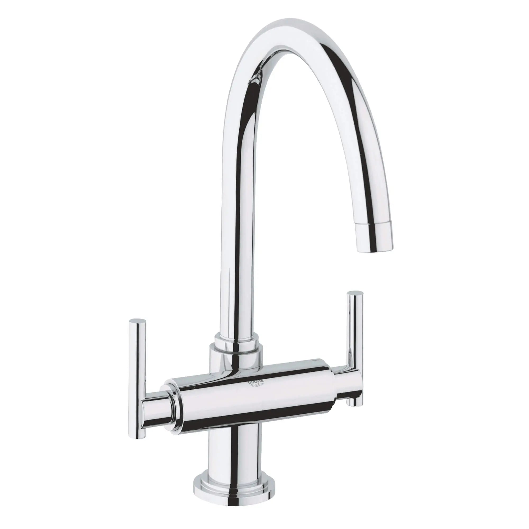 Lever Handle (Pair) // GROHE STARLIGHT CHROME // 16569_45609000-handle-starlight-chrome_0_CDNwebp_423b7777-a64e-42d6-b778-ea7a95b0bdf3.webp