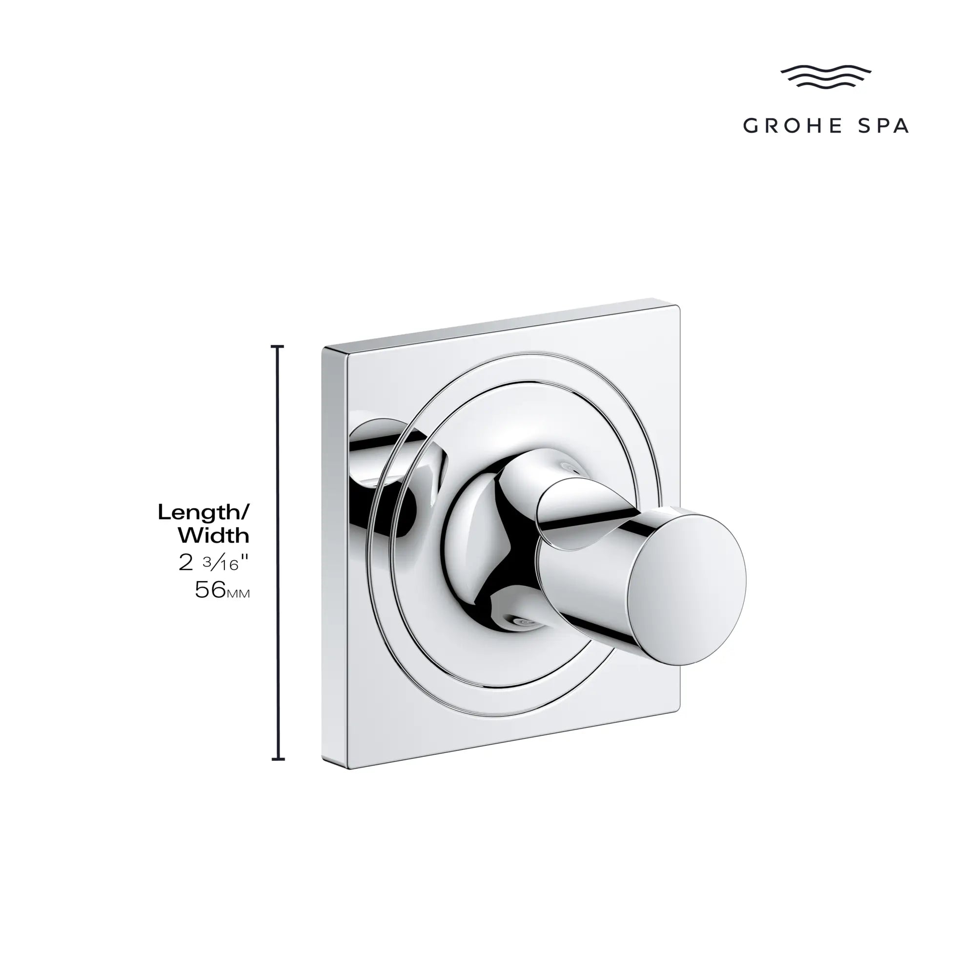 Allure Towel Hook // GROHE STARLIGHT CHROME // 165975_Allure_Infographic_40284_0001_AUG2023_0_CDNwebp.webp