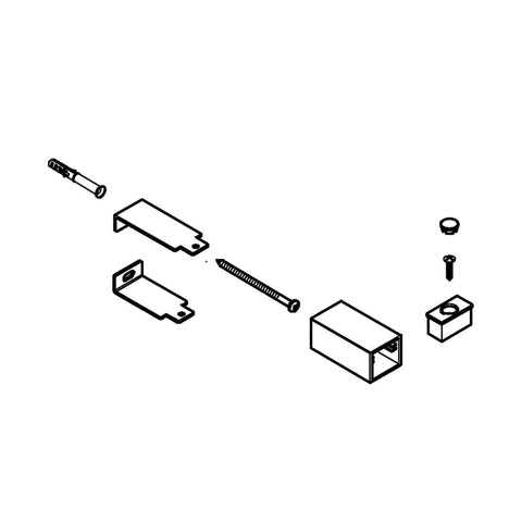 Shower Bar Holder - GROHE StarLight Chrome