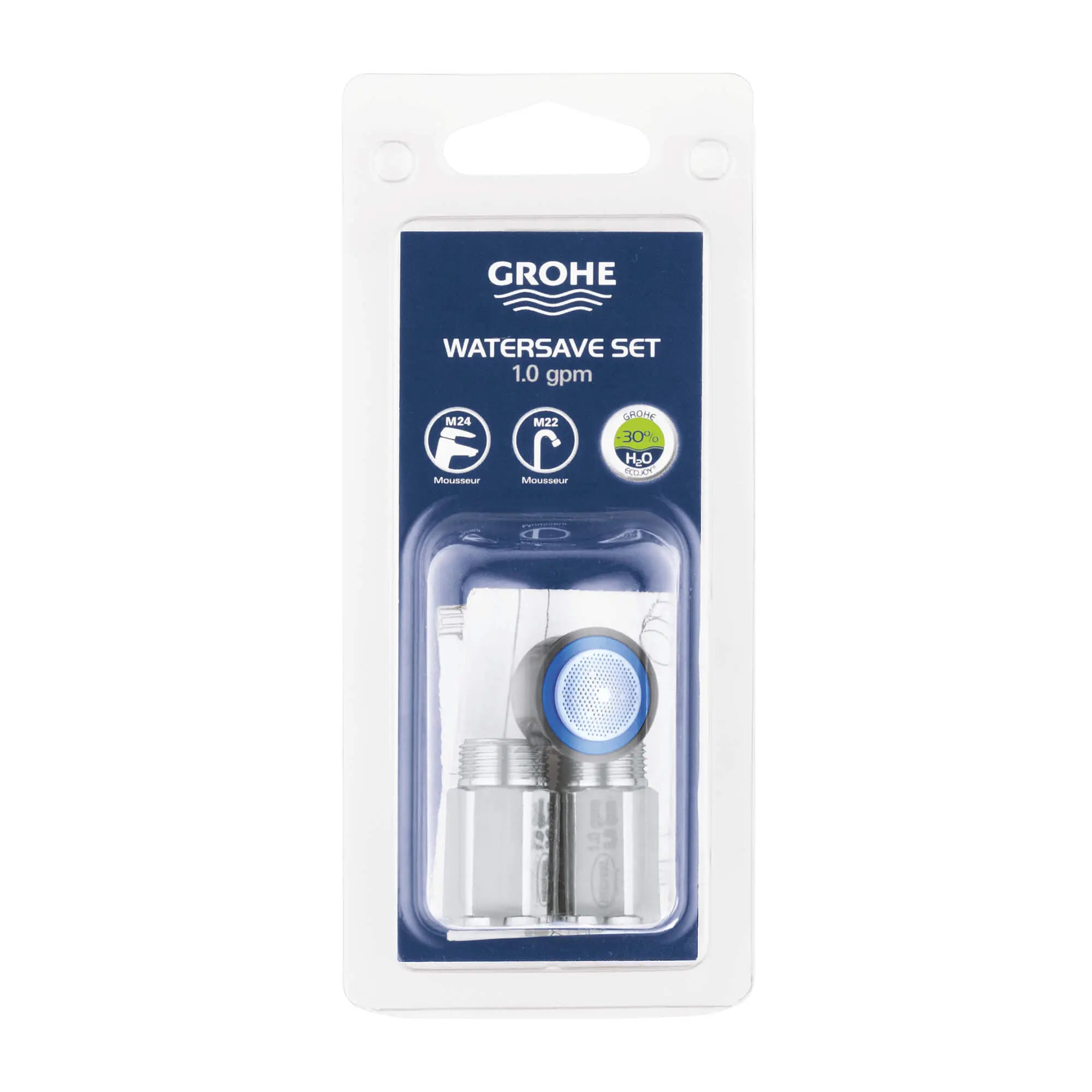 Watersaving Kit 1.0 GPM // GROHE STARLIGHT CHROME // 17445_48186000-low-solution-kit-starlight-chrome_0_CDNwebp.webp