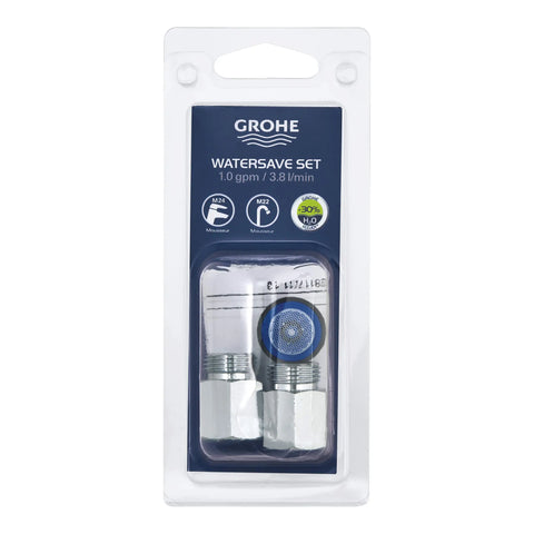 Water-Saving Kit 3,8L - 1.0GPM - GROHE StarLight Chrome