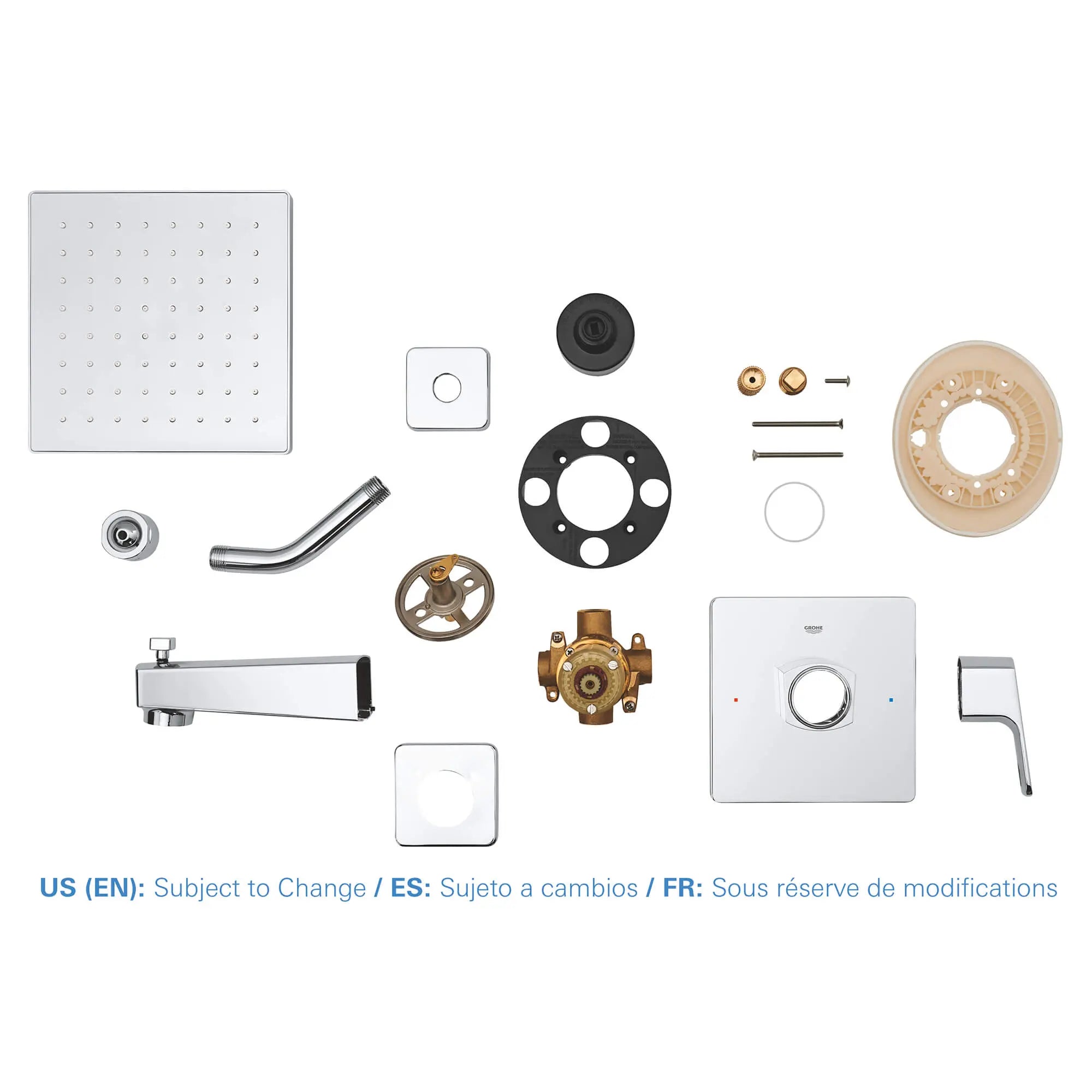 Tallinn Pressure Balance Valve Bathtub/shower Combo Faucet // GROHE STARLIGHT CHROME // 1816_35097000-pressure-balance-valve-bathtub-shower-combo-faucet-enviro-4_0_CDNwebp.webp