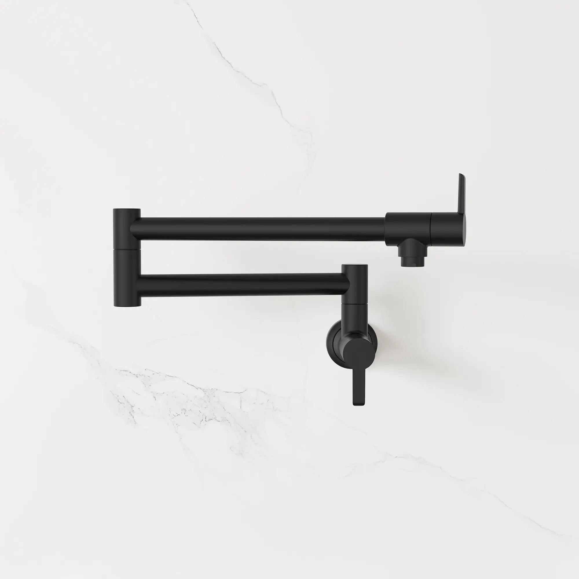 GROHE Zedra 2-Handle Wall Mount Pot Filler // MATTE BLACK // 186574_Zedra_EnvironmentCloseUp_310752432_0002_Oct2023_0_CDNwebp.webp