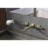 [20586EN1] Allure 2-Handle Wall Mount Faucet, 1.2 GPM (4.5 L/min) - Brushed Nickel InfinityFinish