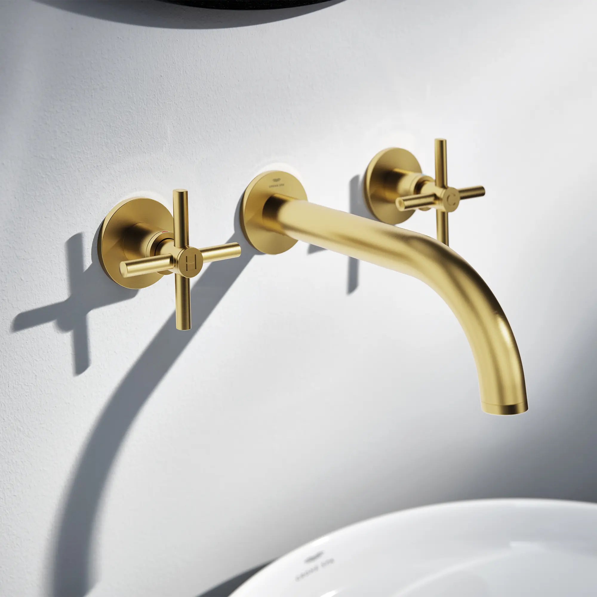Atrio 2-Handle Wall Mount Faucet without Handles, 1.2 GPM (4.5L.min)