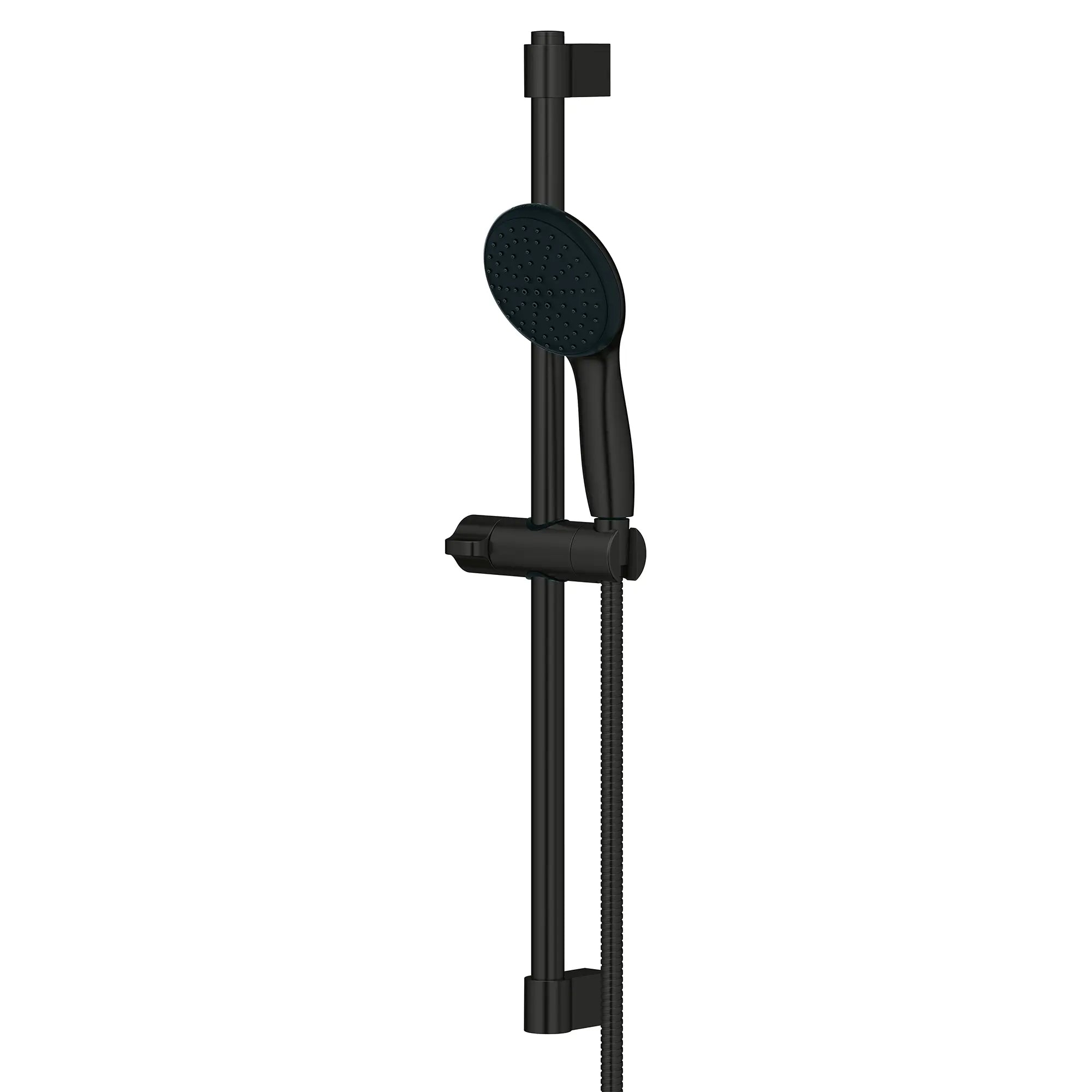 Tempesta Round 110 24" Shower Rail Set, 2-Spray, 1.5 GPM (5.7 L/min) // MATTE BLACK // 188001_Tempesta_SiloLeft_260772432_0001_Aug2023_0_CDNwebp.webp