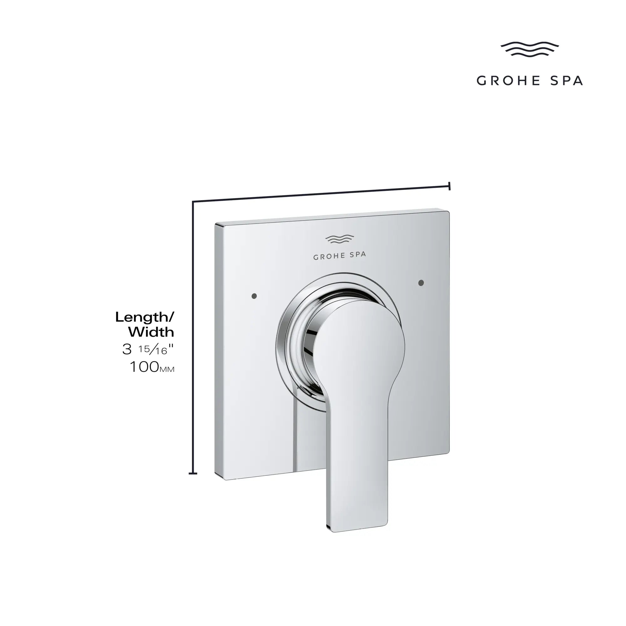 3-Way Diverter Trim // GROHE STARLIGHT CHROME // 234122_Allure_Infographic_19591_0002_DEC2023_CDNwebp.webp