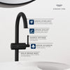 [24350000] Atrio Single Hole Single-Handle L-Size Bathroom Faucet, 1.2 GPM (4.5 L/min) - GROHE StarLight Chrome