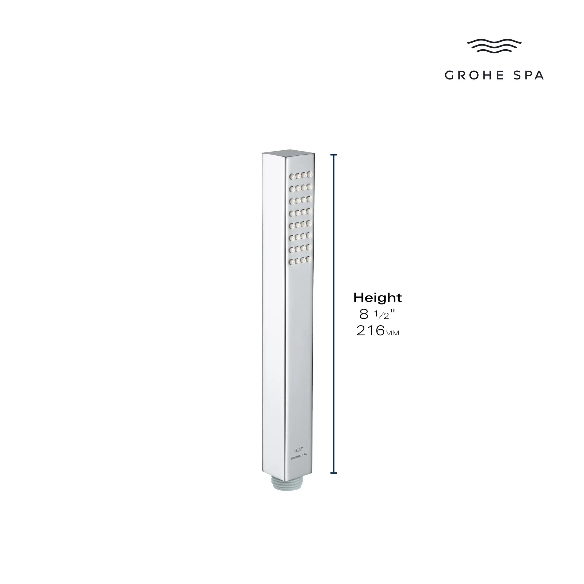 Stick Hand Shower - 1 Spray // BRUSHED NICKEL INFINITYFINISH // 235680_Euphoria_Infographic_26867_0002_JAN2024_1_CDNwebp.webp