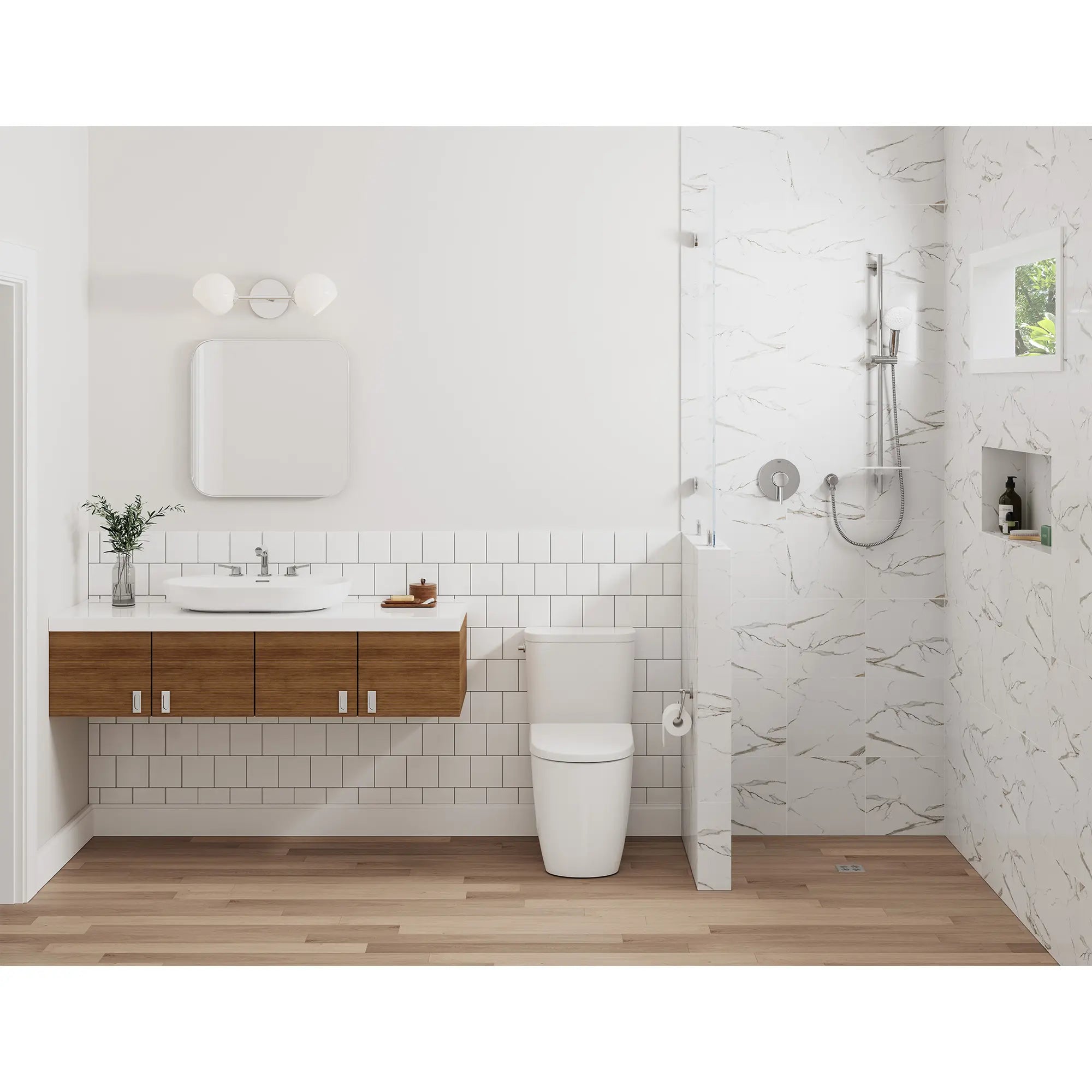 59" Metal Longlife Twist-Free Shower Hose // GROHE STARLIGHT CHROME // 236634_Tempesta_EnvironmentCloseUp_26047002_14468000_28417000_29431000_Jan2024_CDNwebp.webp