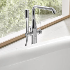 [2349100A] Single-Handle Freestanding Tub Faucet with 1.75 GPM (6.6 L/min) Hand Shower - GROHE StarLight Chrome