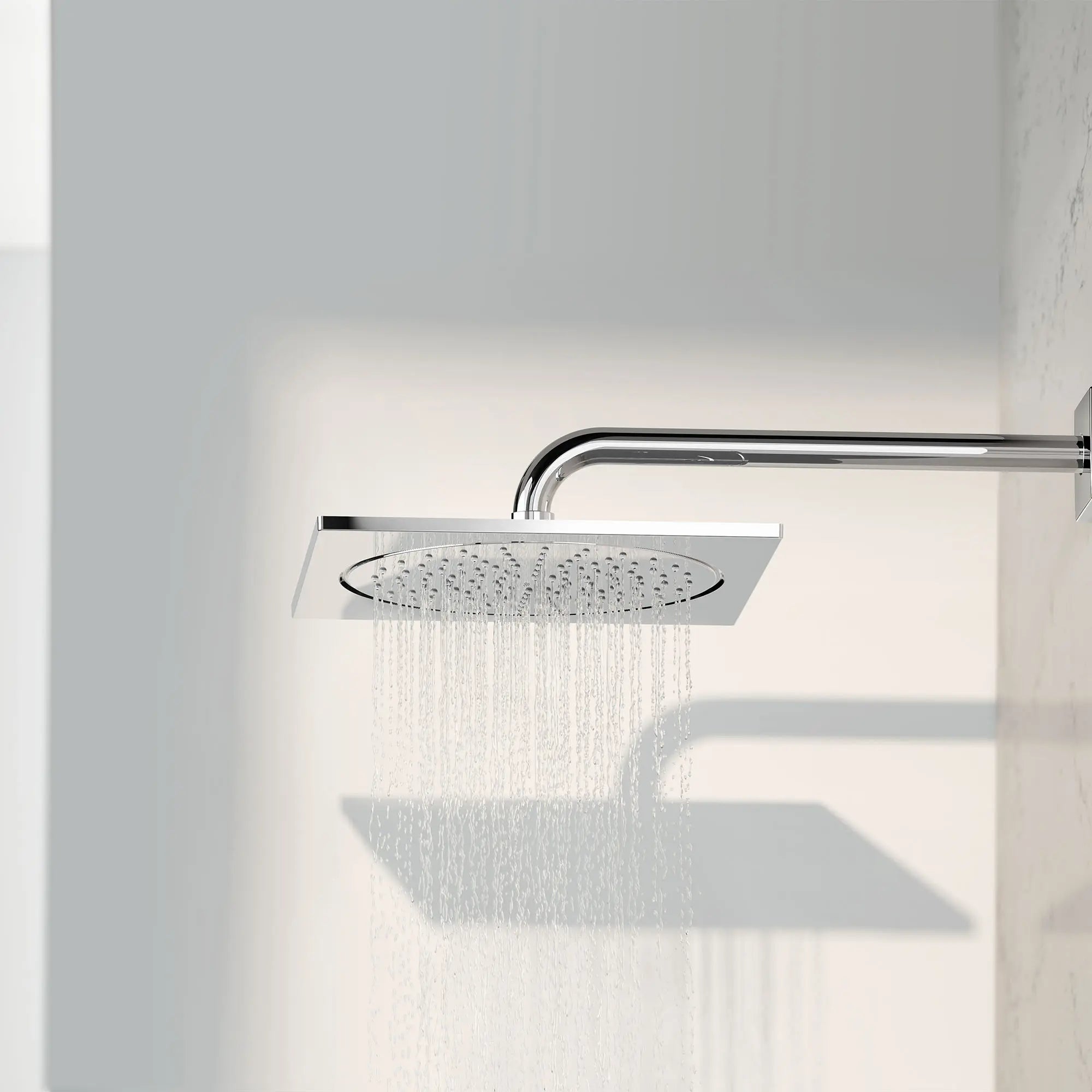 10" Shower Head - 1 Spray, 2.5 GPM (9.5 L/min) // GROHE STARLIGHT CHROME // 244262_RAINSHOWER_EnvironmentCloseUp_26872000_0003_APRIL2024_CDNwebp.webp