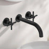 [206632430] Atrio 2-Handle Wall Mount Faucet without Handles, 1.2 GPM (4.5L.min) - Brushed Cool Sunrise
