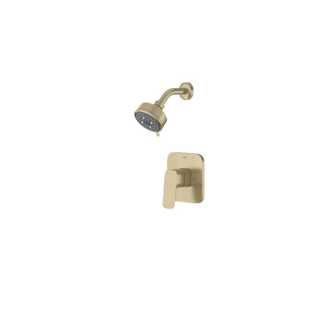 Cubeo Pressure Balance Valve Shower Trim Kit - Brushed Nickel InfinityFinish