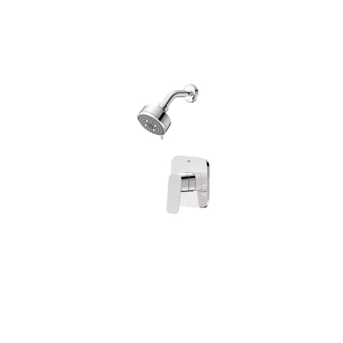 Cubeo Pressure Balance Valve Shower Trim Kit - GROHE StarLight Chrome
