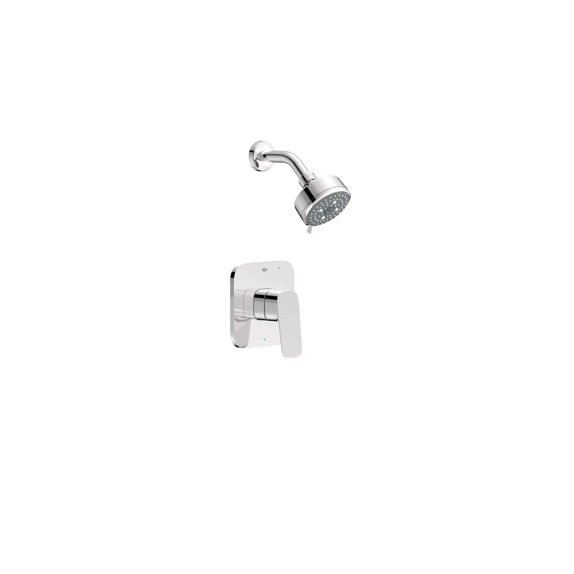 Cubeo Pressure Balance Valve Shower Trim Kit // GROHE STARLIGHT CHROME // 249543_Cubeo_SiloRight_1053770000_0001_AUGUST2024_CDNwebp_5bcb653b-55e6-42cc-b2f3-0c0a39b1a200.webp