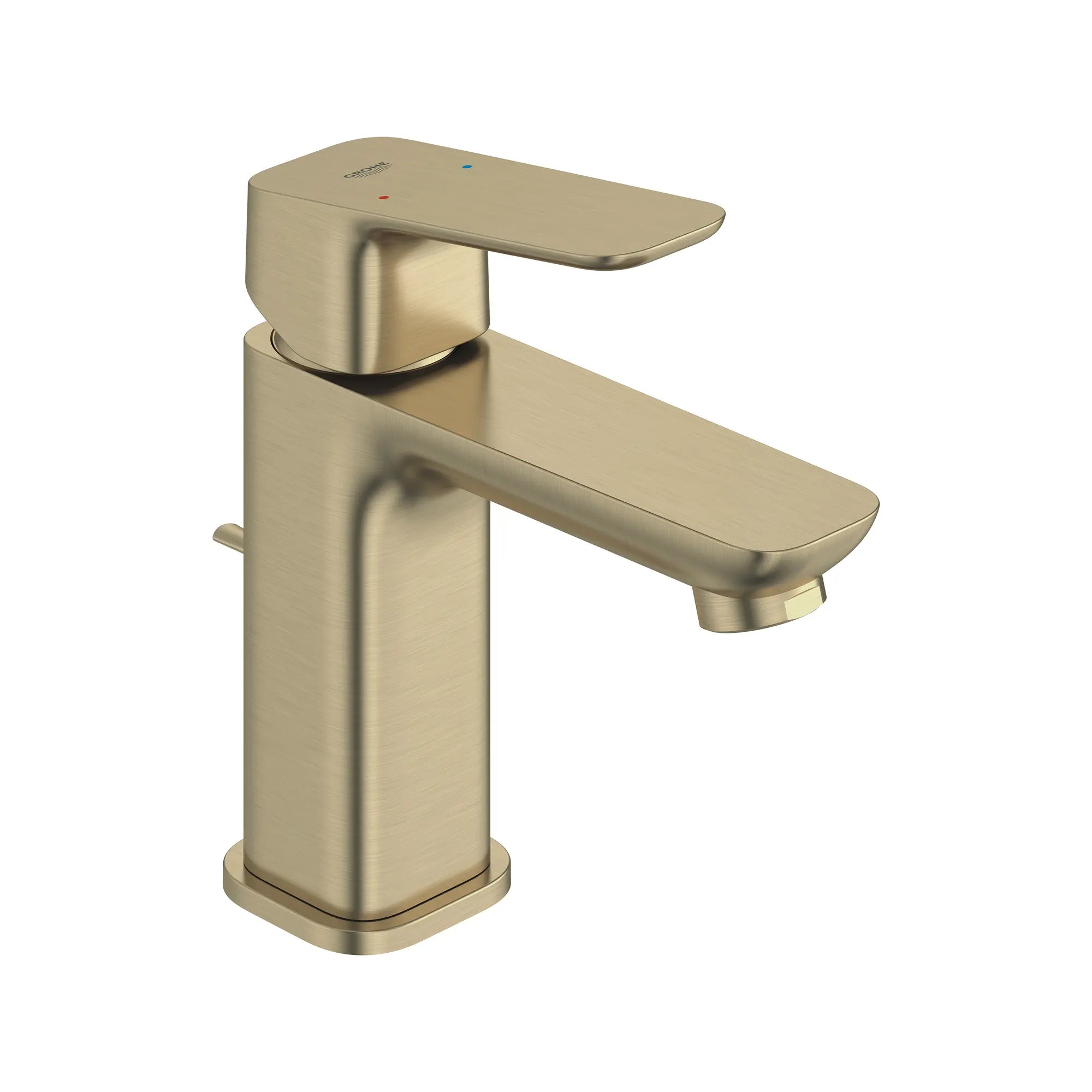 Cubeo Single Hole Single Handle S-Size Bathroom Faucet, 1.2 gpm (4.5L/min) // BRUSHED NICKEL INFINITYFINISH // 250925_Cubeo_SiloRight_101898EN00_0001_AUGUST2024_0_CDNwebp.webp