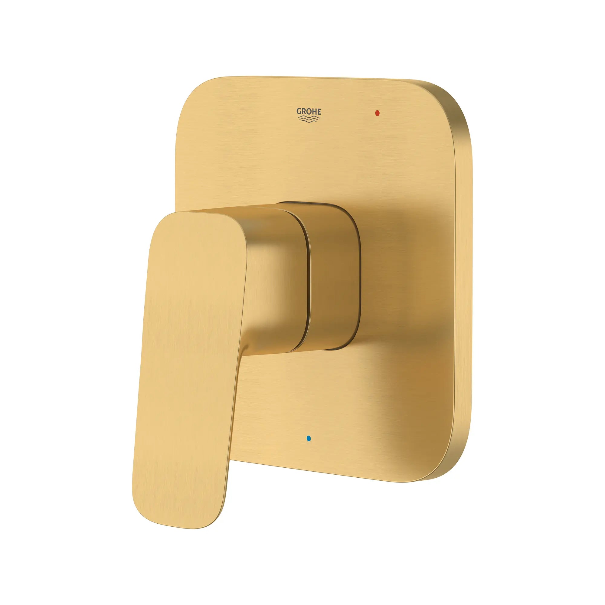 Cubeo Pressure Balance Valve Trim with Cartridge // BRUSHED COOL SUNRISE // 250936_G3SoftSquare_SiloLeft_101928GN00_0001_AUGUST2024_0_CDNwebp.webp