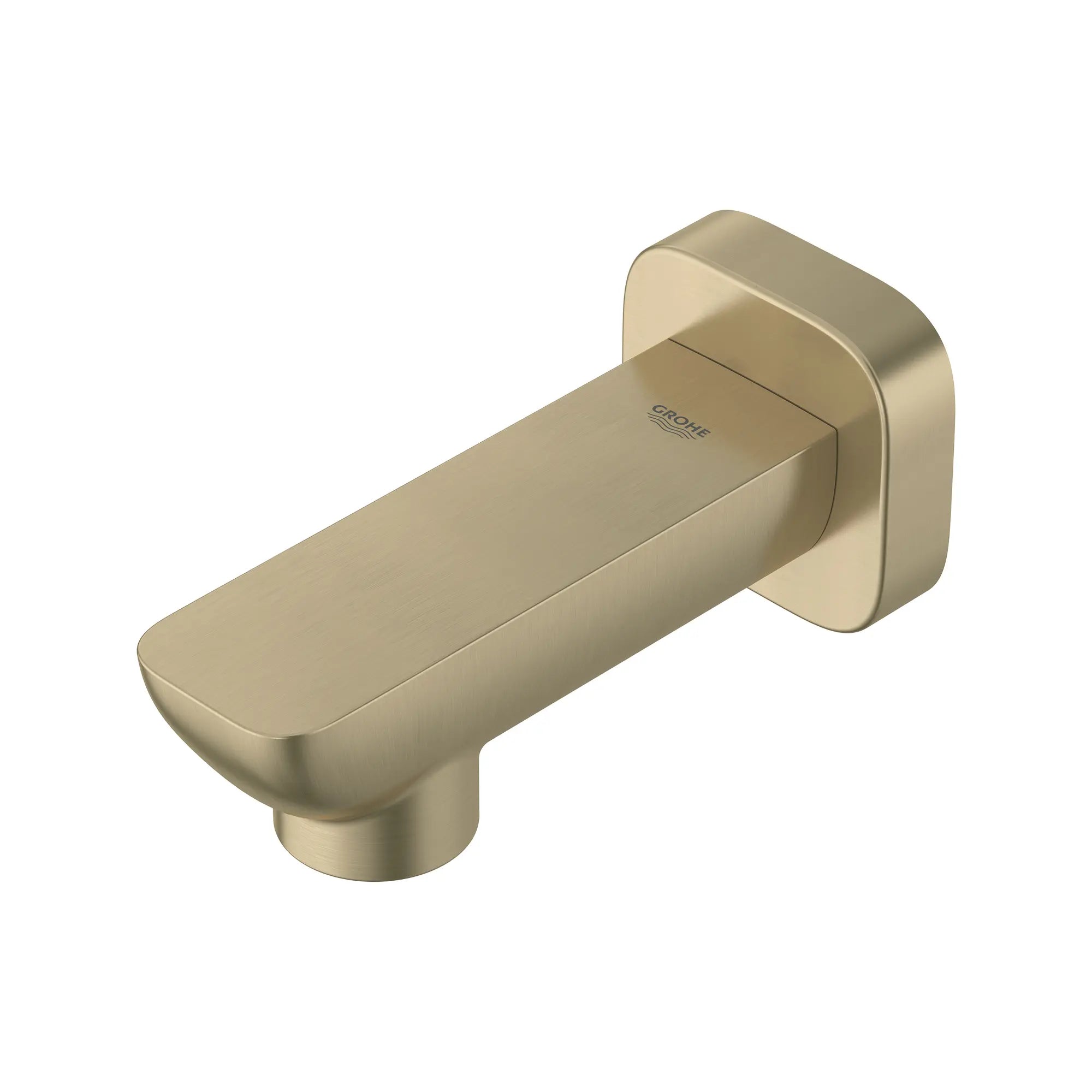 Cubeo Tub Spout // BRUSHED NICKEL INFINITYFINISH // 252703_Cubeo_SiloLeft_101926EN00_0001_AUGUST2024_0_CDNwebp.webp