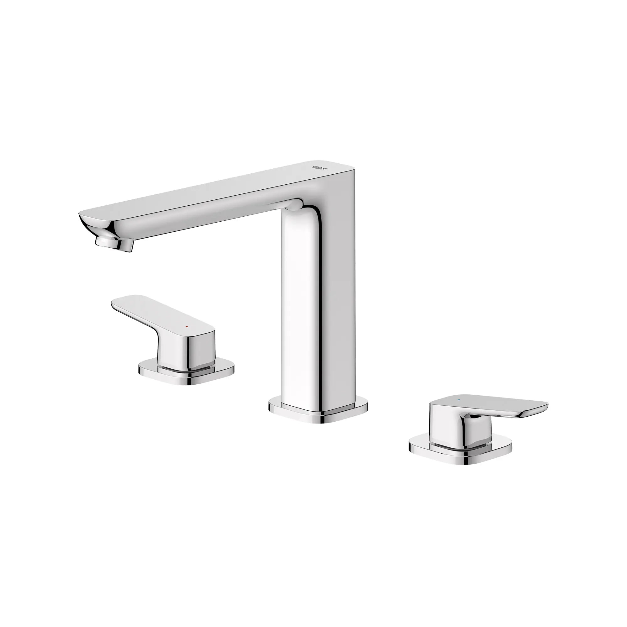 Cubeo 3-Hole 2-Handle Deck Mount Tub Filler // GROHE STARLIGHT CHROME // 252721_Cubeo_SiloLeft_1019230000_0001_AUGUST2024_0_CDNwebp.webp