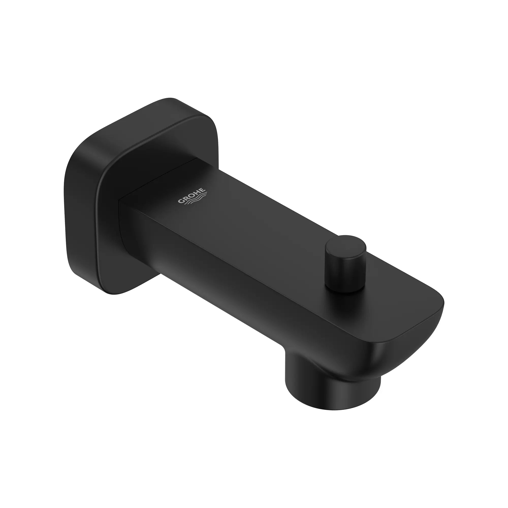 Cubeo Diverter Tub Spout // MATTE BLACK // 252767_Cubeo_SiloRight_1019242430_0001_AUGUST2024_0_CDNwebp.webp