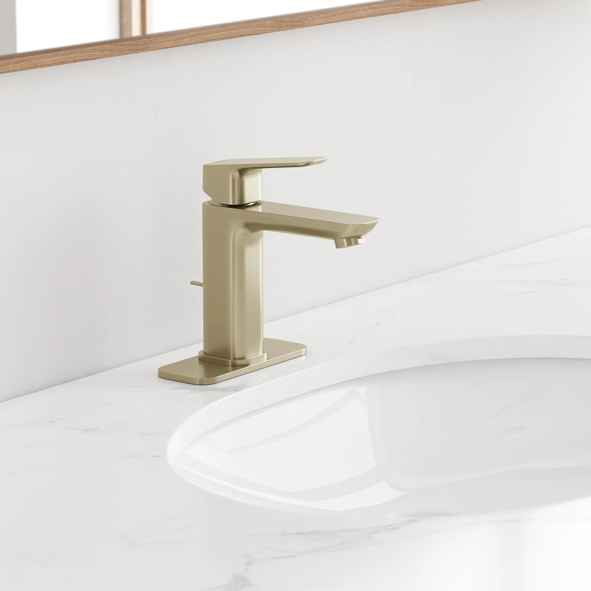 Cubeo Single Hole Single Handle M-Size Bathroom Faucet, 1.2 gpm (4.5L/min) // BRUSHED NICKEL INFINITYFINISH // 253061_Cubeo_EnvironmentCloseUp_101920EN00_105378EN00_39673000_0001_OCTOBER2024_2_CDNwebp.webp