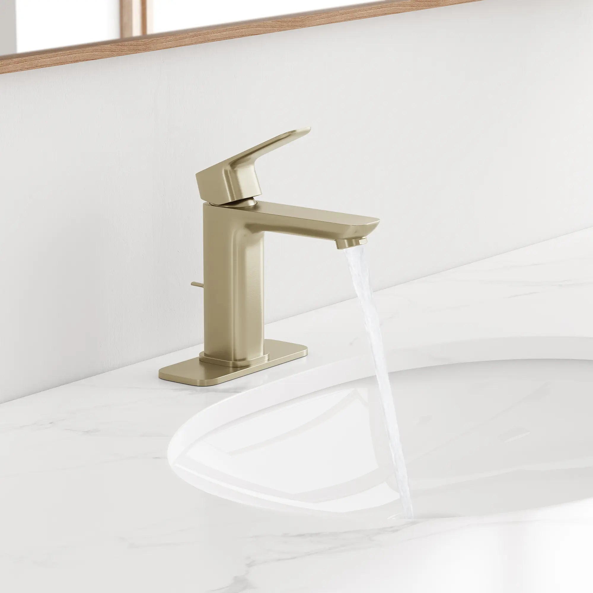 Cubeo Single Hole Single Handle M-Size Bathroom Faucet, 1.2 gpm (4.5L/min) // BRUSHED NICKEL INFINITYFINISH // 253062_Cubeo_EnvironmentCloseUp_101920EN00_105378EN00_39673000_0002_OCTOBER2024_2_CDNwebp.webp