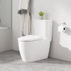 [39675000] Two-piece Right height Elongated Toilet with seat, Left-Hand Trip Lever - Alpine White