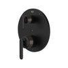 [1061772430] Listra 2-Handle Pressure Balance Valve Trim with 2-Way Diverter with Cartridge - Brushed Cool Sunrise