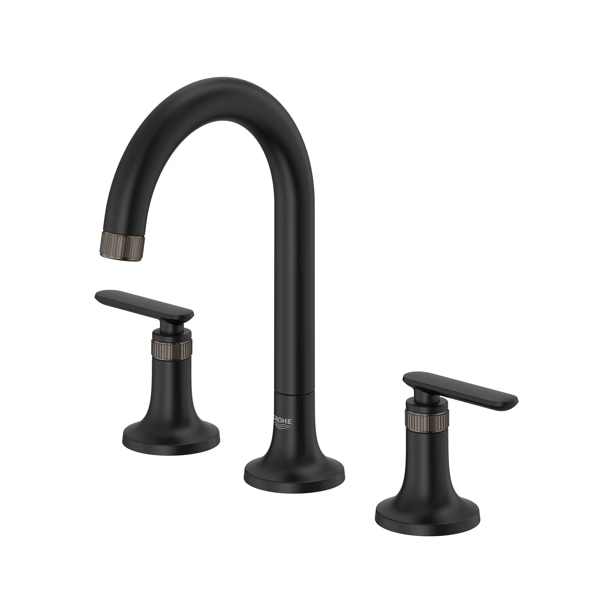 Listra Lever Handles for Bathroom Sink Faucet (Pair) // MATTE BLACK // 260877_Listra_SiloLeft_1062212430_1062572430_0001_SEPTEMBER2024_0_CDNwebp.webp