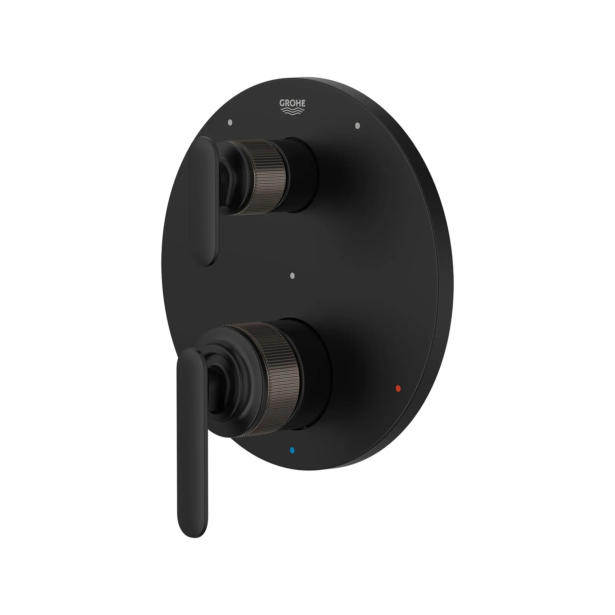 Listra 2-Handle Pressure Balance Valve Trim with 3-Way Diverter with Cartridge // MATTE BLACK // 260879_Listra_SiloLeft_1062352430_0001_SEPTEMBER2024_0_CDNwebp.webp