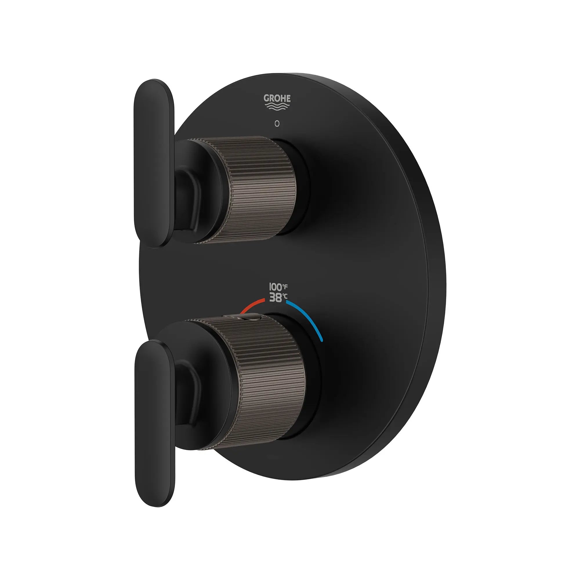 Listra Single Function 2-Handle Thermostatic Valve Trim // MATTE BLACK // 260882_Listra_SiloLeft_1062362430_0001_SEPTEMBER2024_0_CDNwebp.webp