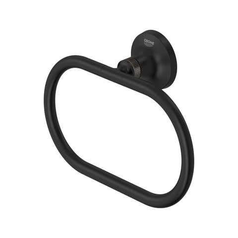 Listra Towel Ring - Matte Black
