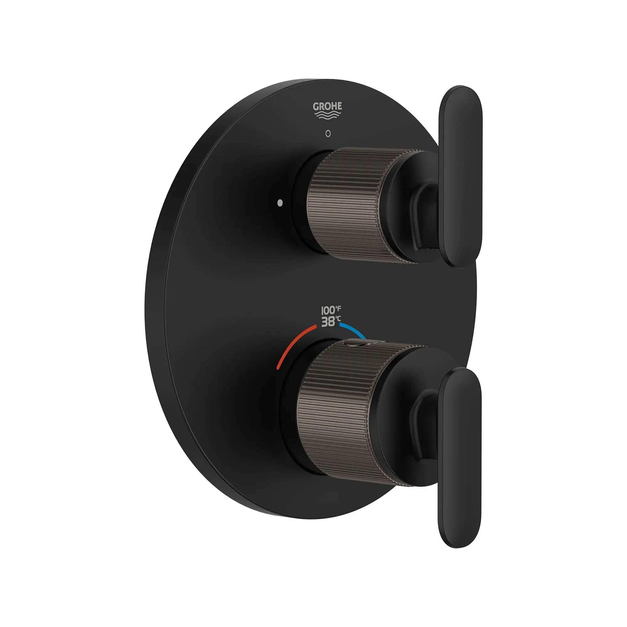 Listra Single Function 2-Handle Thermostatic Valve Trim // MATTE BLACK // 260903_Listra_SiloRight_1062362430_0001_SEPTEMBER2024_0_CDNwebp.webp