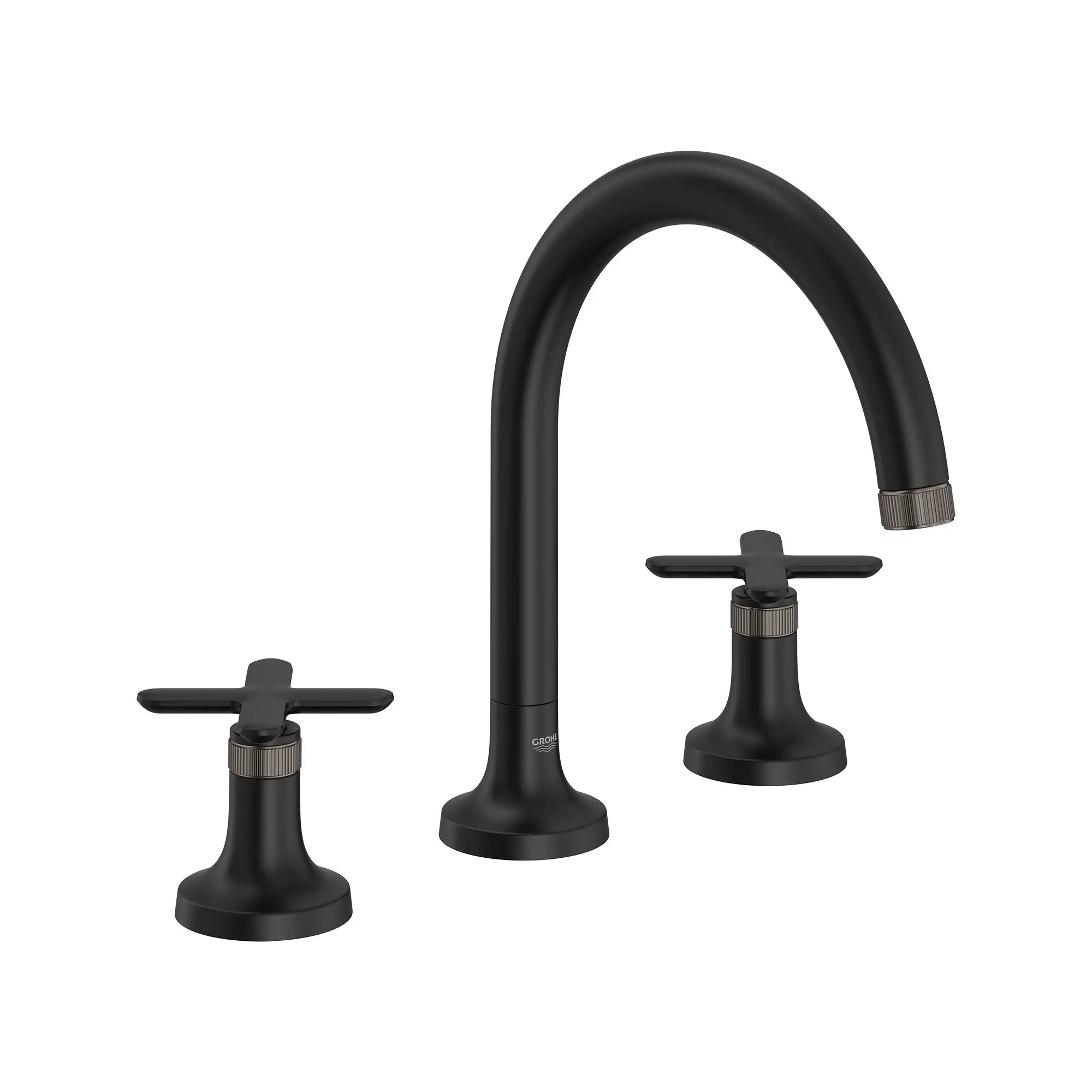 Listra Cross Handles for Deck Mount Tub Filler (Pair) // MATTE BLACK // 260911_Listra_SiloRight_1062542430_1062612430_0001_SEPTEMBER2024_0_CDNwebp.webp