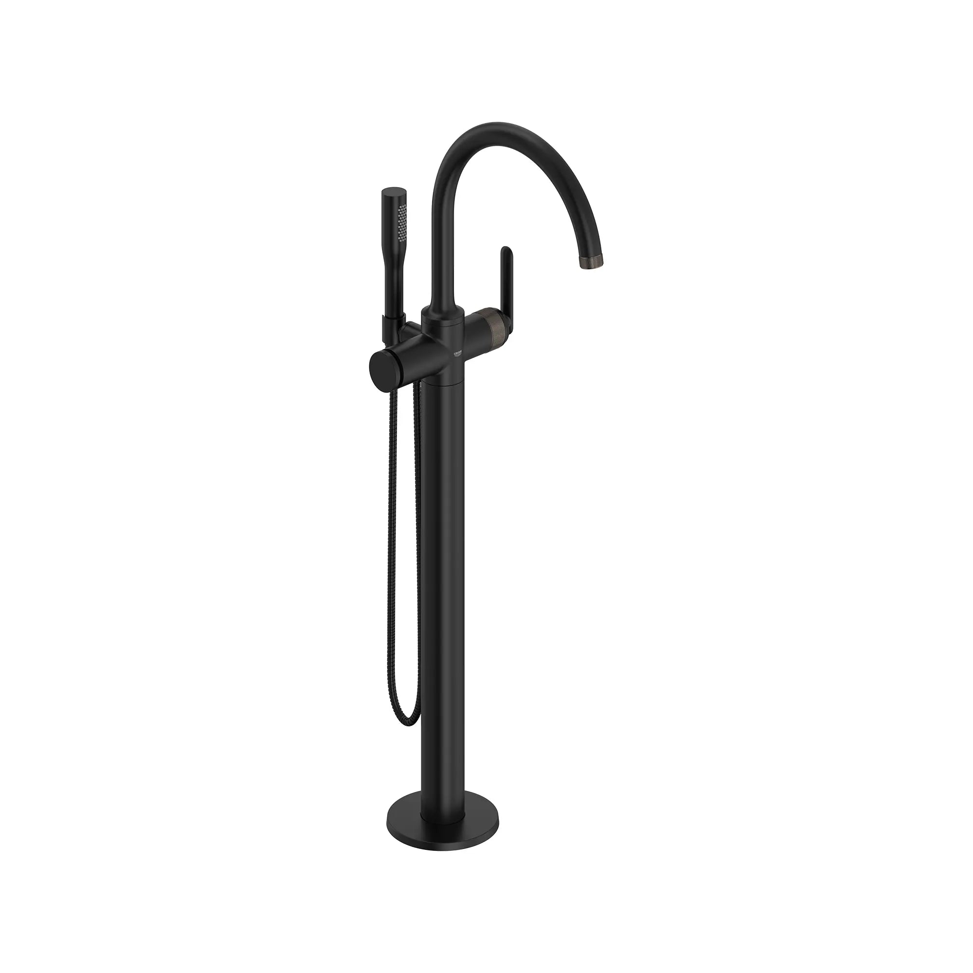 Listra Single-Handle Freestanding Tub Faucet with 1.75 gpm (6.6L/min) Hand Shower // MATTE BLACK // 260912_Listra_SiloRight_1062562430_0001_SEPTEMBER2024_0_CDNwebp.webp