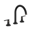 [1062612430] Listra 3-Hole Deck Mount Roman Tub Filler - Brushed Cool Sunrise