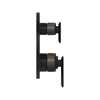 [1061772430] Listra 2-Handle Pressure Balance Valve Trim with 2-Way Diverter with Cartridge - Brushed Cool Sunrise