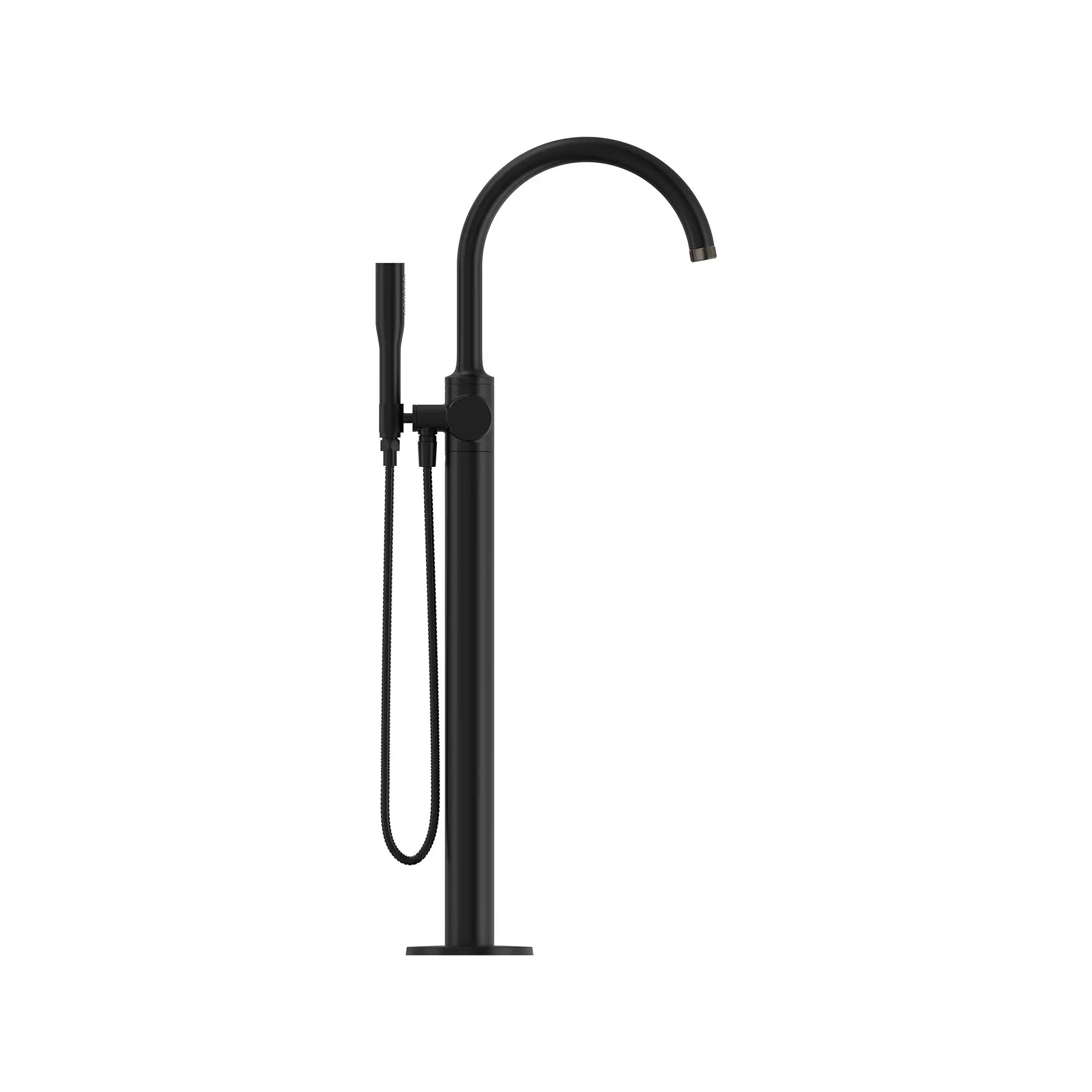 Listra Single-Handle Freestanding Tub Faucet with 1.75 gpm (6.6L/min) Hand Shower // MATTE BLACK // 260936_Listra_SiloSide_1062562430_0001_SEPTEMBER2024_0_CDNwebp.webp