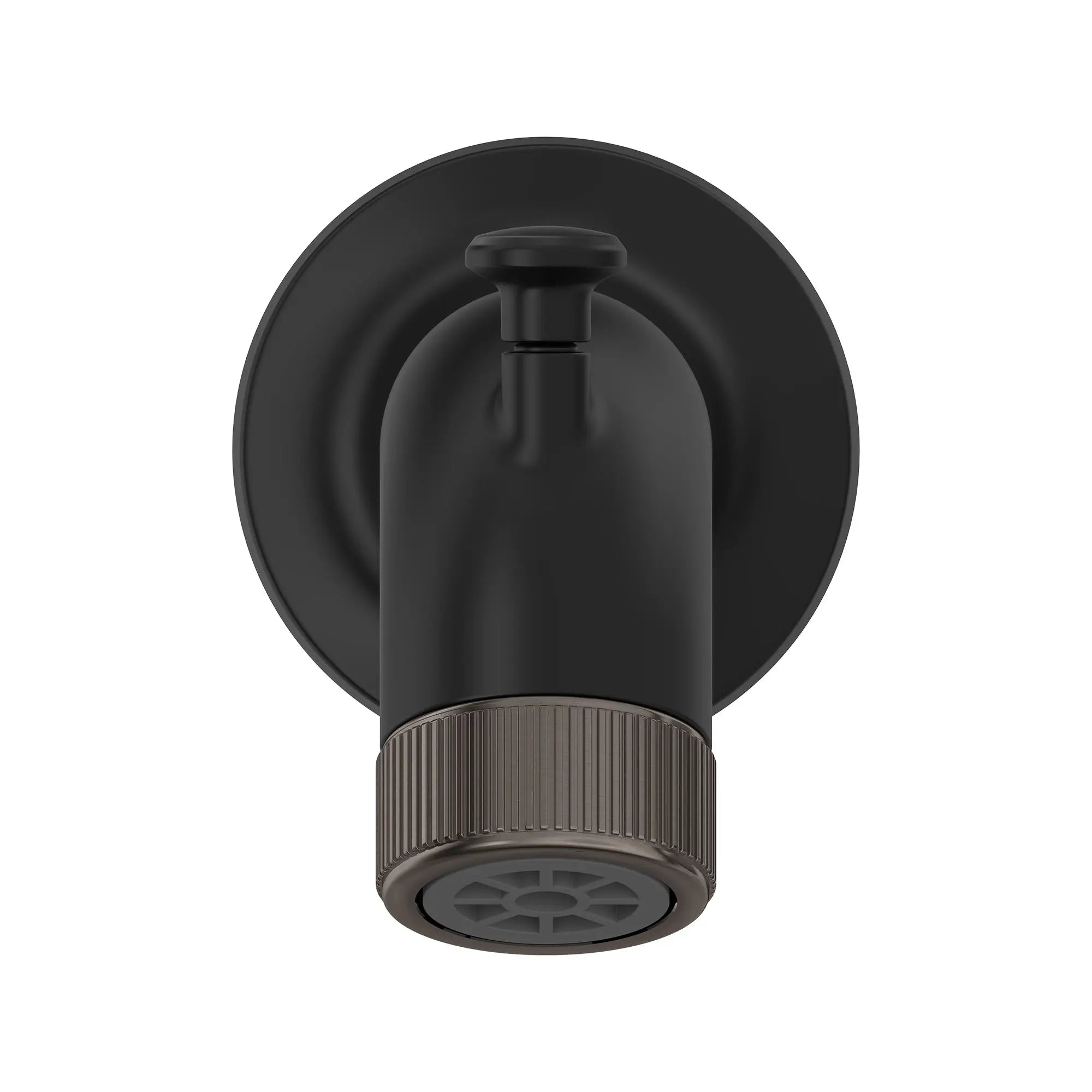Listra Tub Spout with Diverter // MATTE BLACK // 260943_Listra_SiloStraight_1062062430_0001_SEPTEMBER2024_0_CDNwebp.webp
