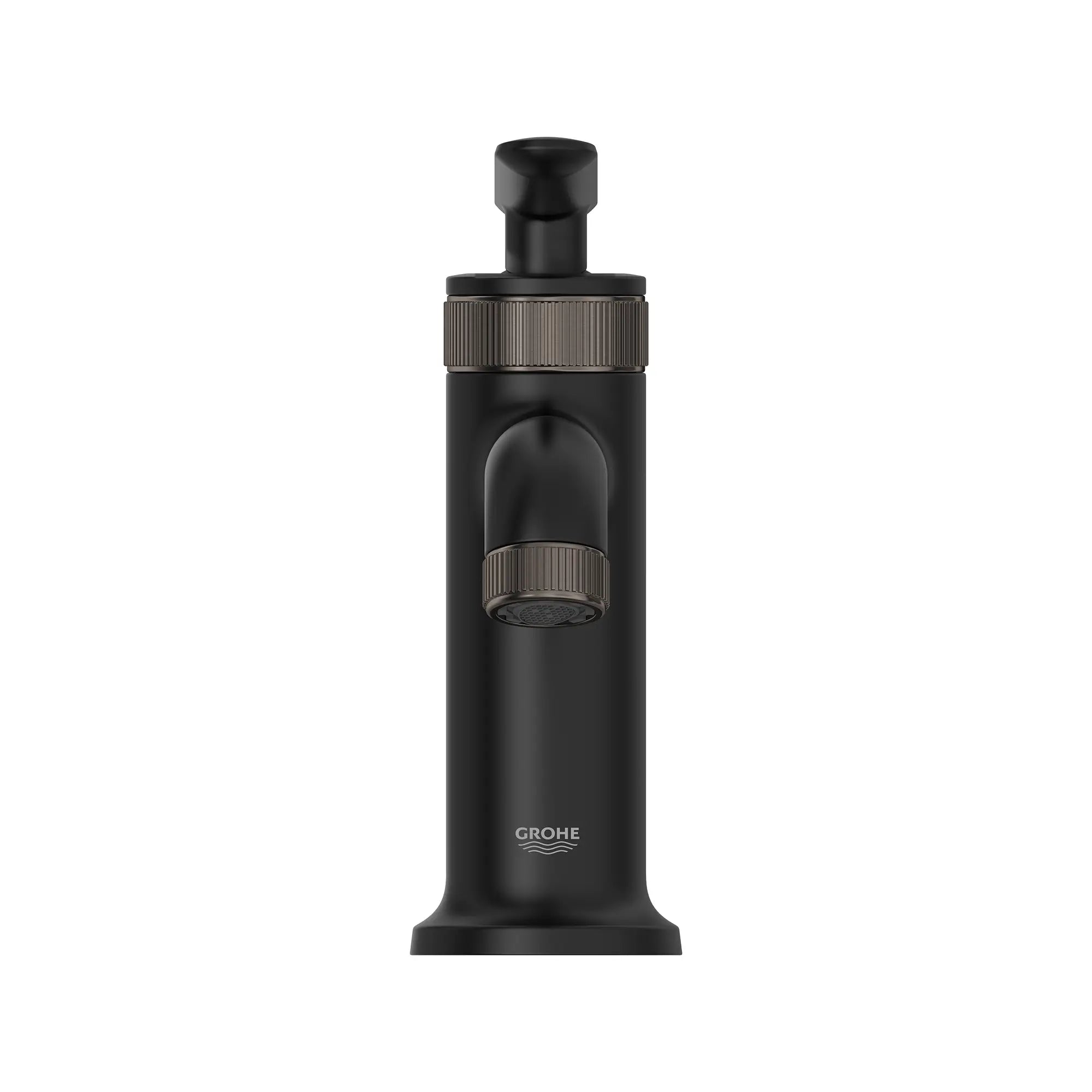 Listra Single Hole Single-Handle S-Size Bathroom Faucet, 1.2 gpm (4.5L/min) // MATTE BLACK // 260944_Listra_SiloStraight_1062152430_0001_SEPTEMBER2024_0_CDNwebp.webp