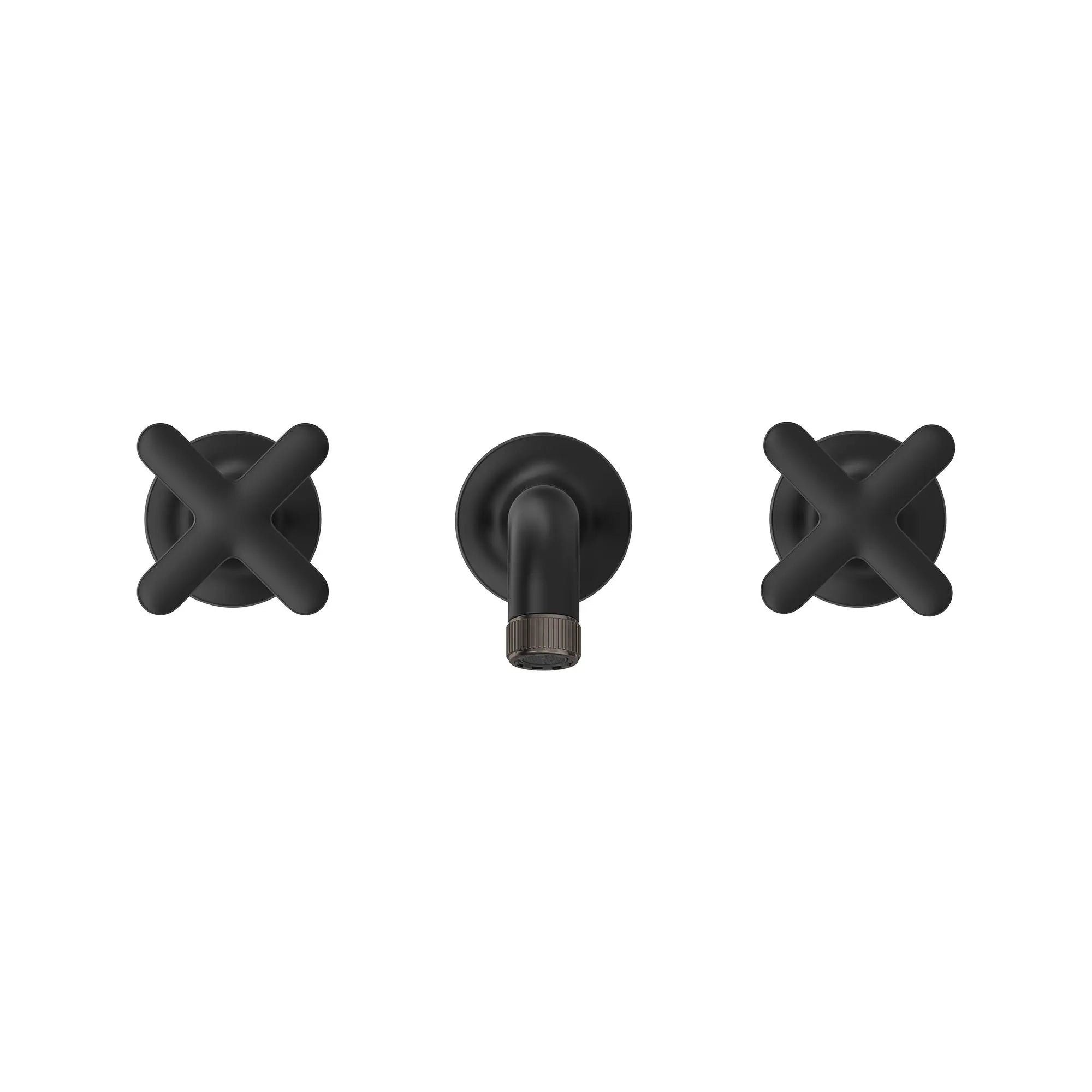 Listra Wall Mount Widespread Bathroom Faucet, 1.2gpm (4.5L/min) // MATTE BLACK // 260945_Listra_SiloStraight_1062162430_1062382430_0001_SEPTEMBER2024_0_CDNwebp.webp