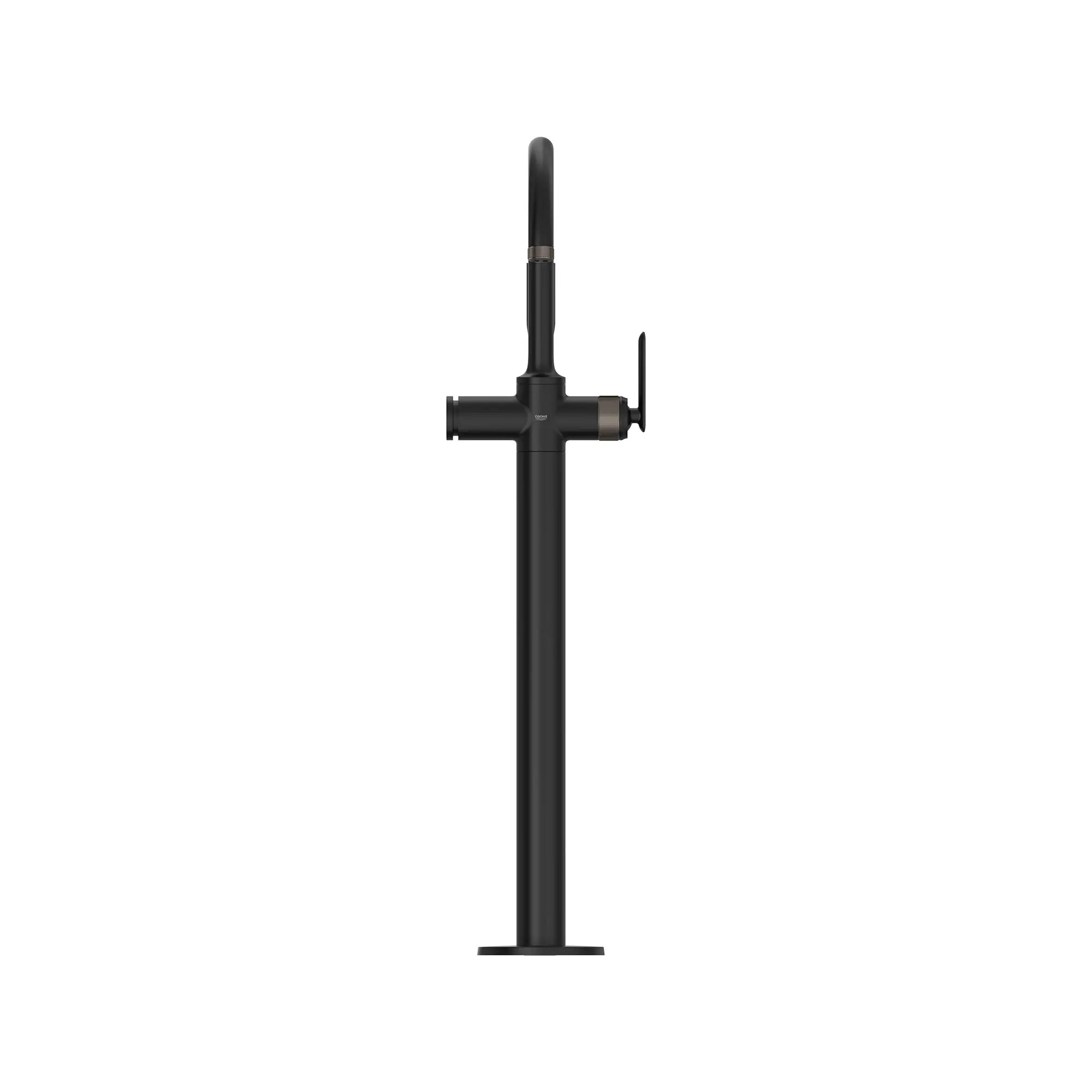 Listra Single-Handle Freestanding Tub Faucet with 1.75 gpm (6.6L/min) Hand Shower // MATTE BLACK // 260960_Listra_SiloStraight_1062562430_0001_SEPTEMBER2024_0_CDNwebp.webp