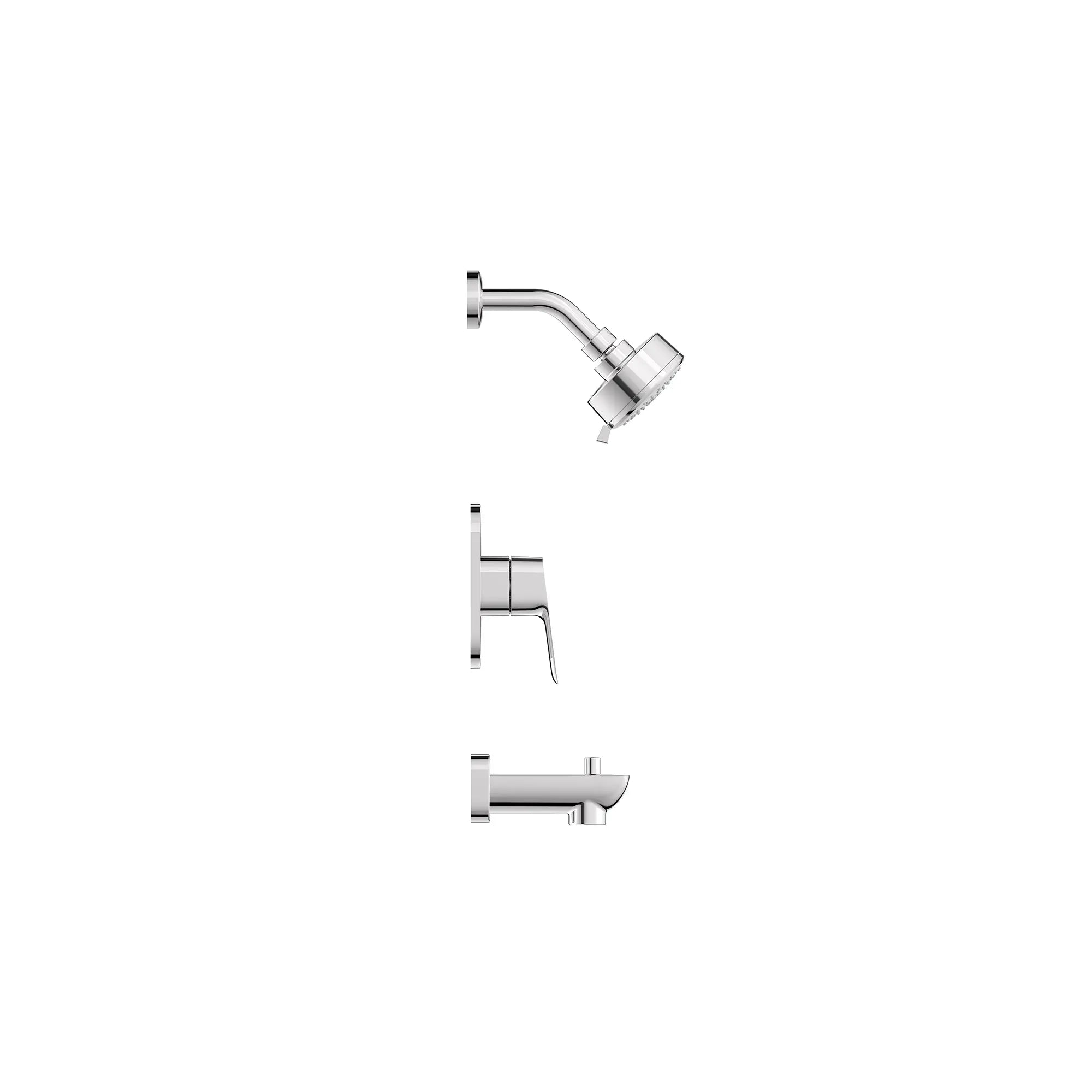Cubeo Pressure Balance Valve Tub/Shower Trim Kit // GROHE STARLIGHT CHROME // 262176_G3SoftSquare_SiloSide_1053800000_0001_AUGUST2024_0_CDNwebp_c0a47e2e-42d8-4fb2-9c98-4bba12a2de9a.webp