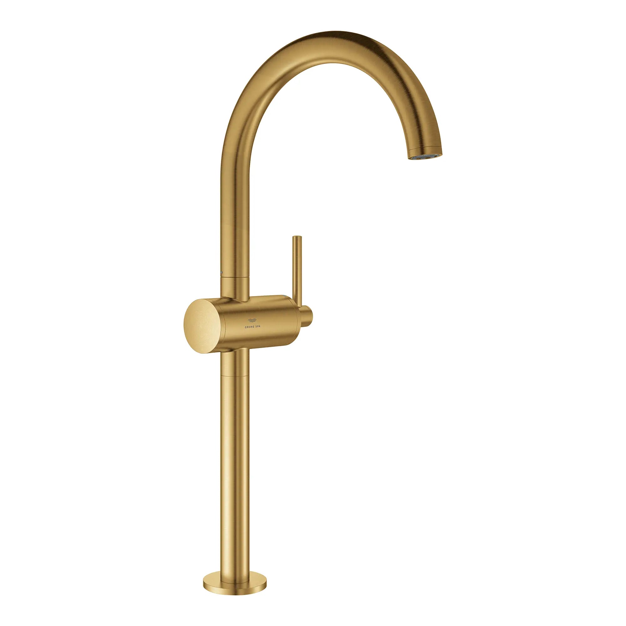 Single Hole Single-Handle Deck Mount Vessel Sink Faucet 4.6 L/min (1.2 GPM) // BRUSHED COOL SUNRISE // 266162_Atrio_PC_SiloRight_24352GN00_0001_July2025_0_CDNwebp.webp