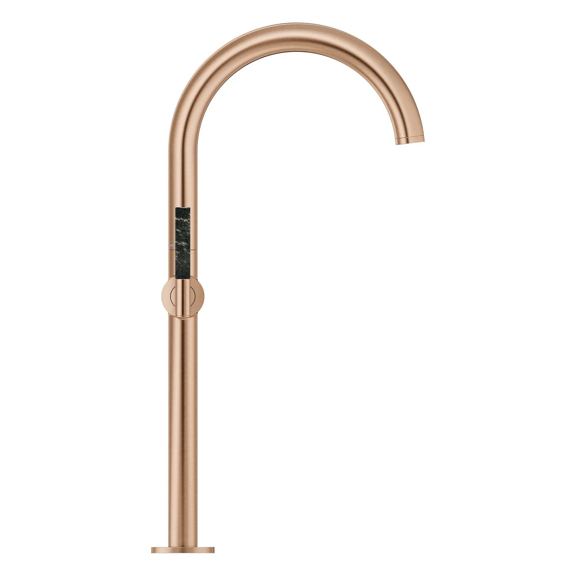 Atrio Single Hole Two-Handle Vessel Sink Faucet without Handles, 1.2 GPM (4.5 L/min) // BRUSHED WARM SUNSET // 266567_Atrio_PC_SiloSide_21161DL00_48459DL0_0001_July2025_0_CDNwebp.webp